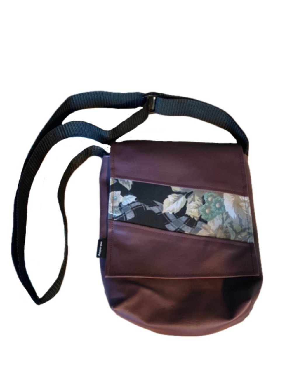 EMK clothing burgundy floral purse